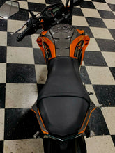 Load image into Gallery viewer, Fit Kawasaki Z125 Pro Dry CARBON FIBER  tank pad protector only trim kit