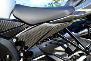 Real Carbon Fiber rear sub frame seat trim protector pad fits Suzuki GSX-R 600