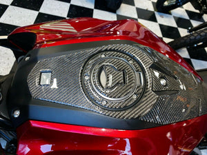 Fit Honda CB300R Dry Carbon Fiber Tank Pad Sticker trim protector overlay cover