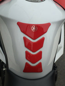 Yamaha YZF YZF-R1 R6 FZ1 FZ8 FZ6 Glossy RED tank pad Protector Sticker trim