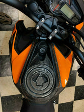 Load image into Gallery viewer, Fit Kawasaki Z125 Pro Dry CARBON FIBER complete tank pad protector trim kit