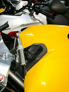 Fit Ducati 1098 dry Carbon Fiber key cover panel trim tank pad protector kit