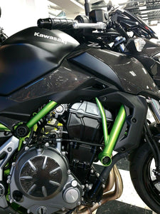 Real carbon fiber Fit Kawasaki Z650 engine clutch cover Trim KIT overlay