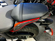 Load image into Gallery viewer, Real carbon fiber Fit Yamaha MT07 MT-07 tail light fairing cover pad Trim kit