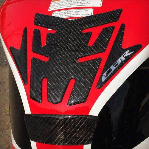 Fit Honda CBR1000RR 2017 2018  Real Carbon Fiber tank Protector pad sticker trim