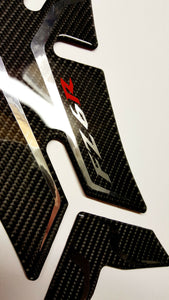 Yamaha FZ6R real carbon fiber tank Protector pad Decal Sticker trim guard decal