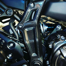Load image into Gallery viewer, Real carbon fiber Fit Yamaha MT07 FZ07 sides frame cover Protector pad Trim
