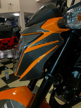 Load image into Gallery viewer, Fit Kawasaki Z125 Pro Dry CARBON FIBER Headlight cover fairing trim kit insert