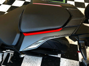 Fits Honda CBR1000RR 2017 real dry 3k twill carbon fiber tail light fairing KIT trim pad