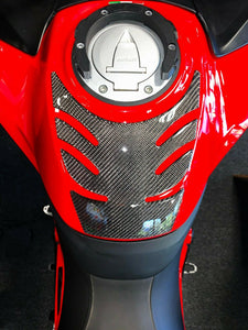 Fit Ducati Multistrada 1200 1260s 2015+ dry carbon fiber tank protector pad trim