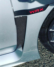 Load image into Gallery viewer, Carbon Fiber Fender Inserts Vent Overlay Trim Cover Fit Subaru WRX 2015-2018